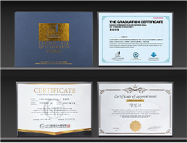Certificate issued