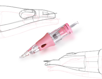 Needle tip control / Needle cap  stabilization original design