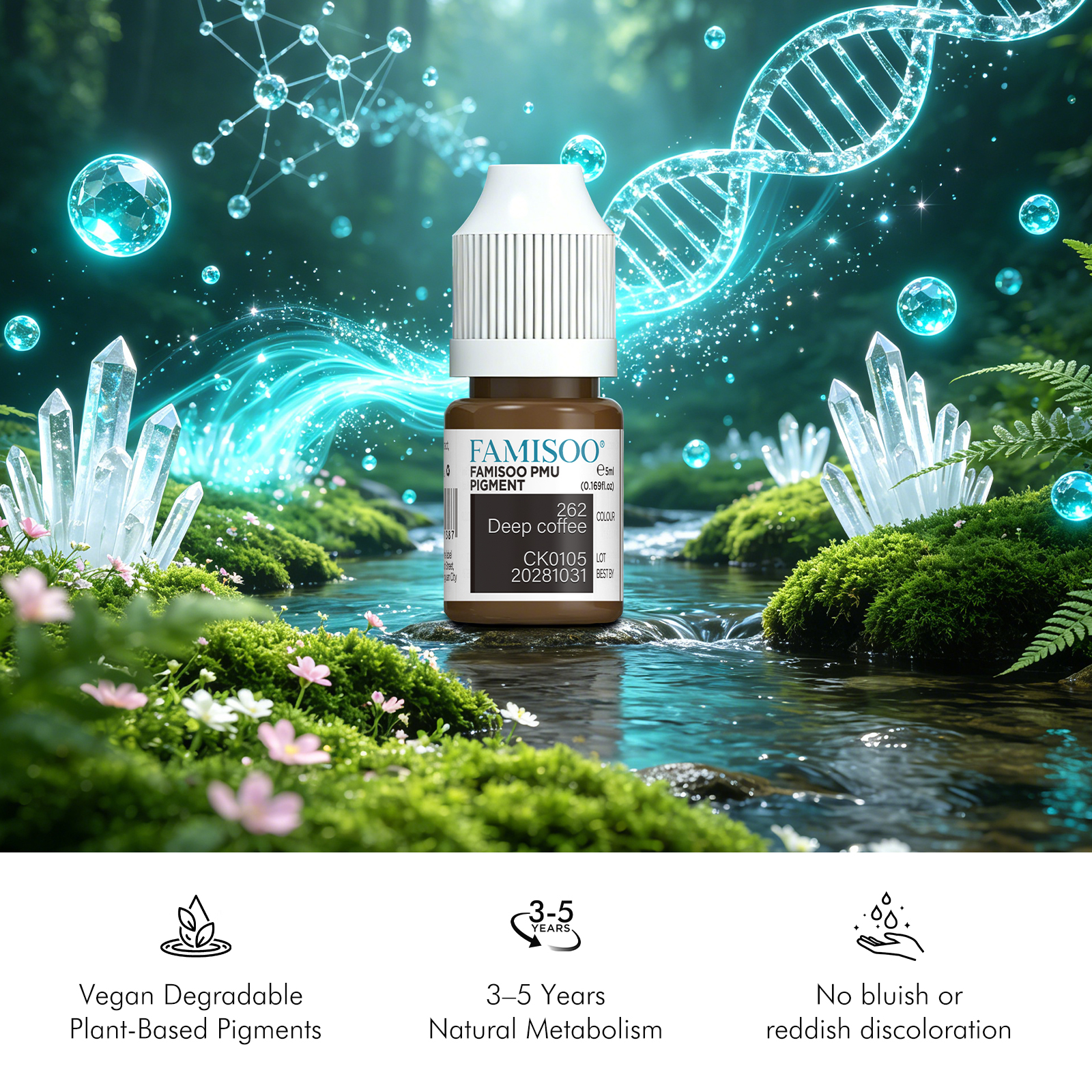 FAMISOO 35-Color Water-Based Brow Cream