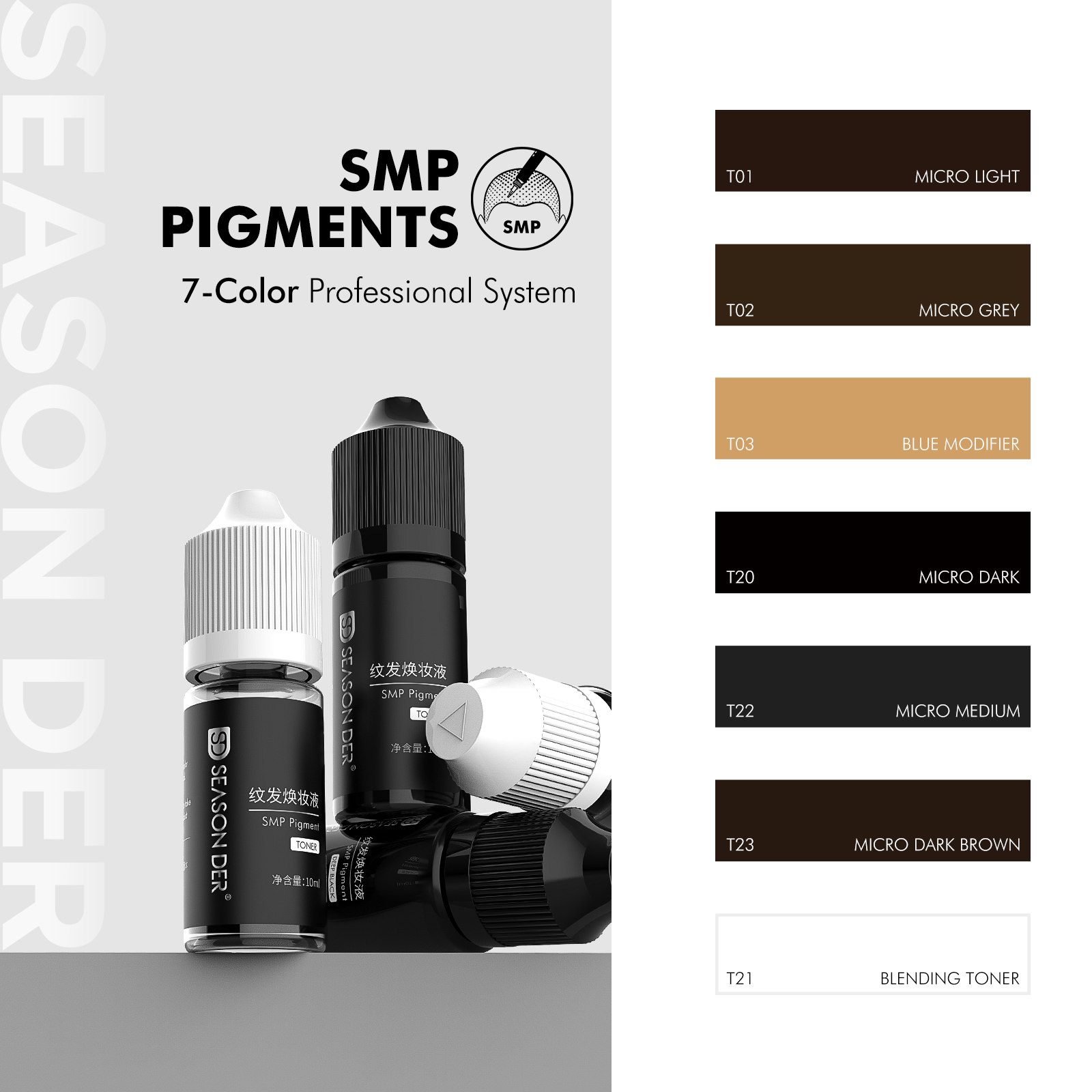 7  Color Professional System  &mdash;  Season Der SMP Pigments