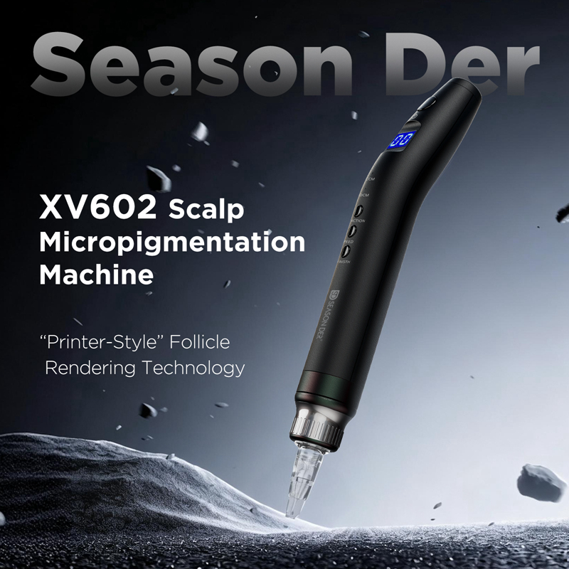 Season Der XV602 Scalp Micropigmentation Machine &ldquo;Printer-Style&rdquo; Follicle Rendering Technology