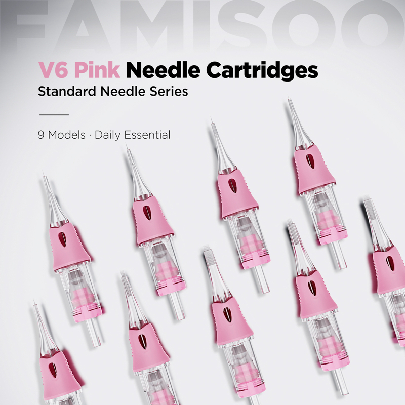 FAMISOO V6 Pink Needle Cartridges&middot; Standard Needle Series