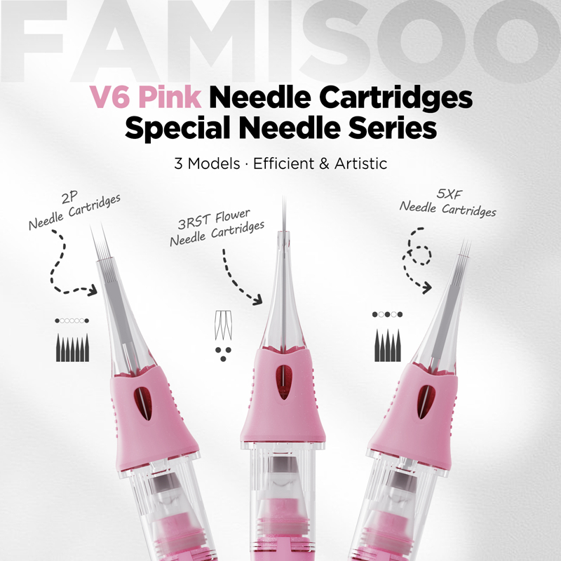 FAMISOO V6 Pink Needle Cartridges&middot; Special Needle Series