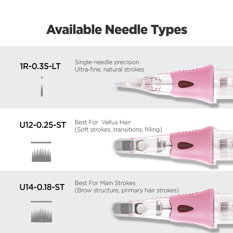 FAMISOO V6 Pink Needle Cartridges&mdash; Half-Wall Series