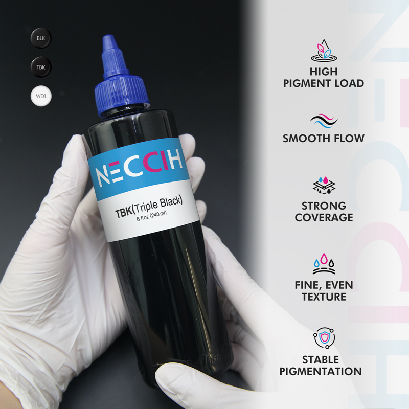 NECCIH &middot; Tattoo Basic Trio Core essential colors &ndash; the professional choice for tattoo artists