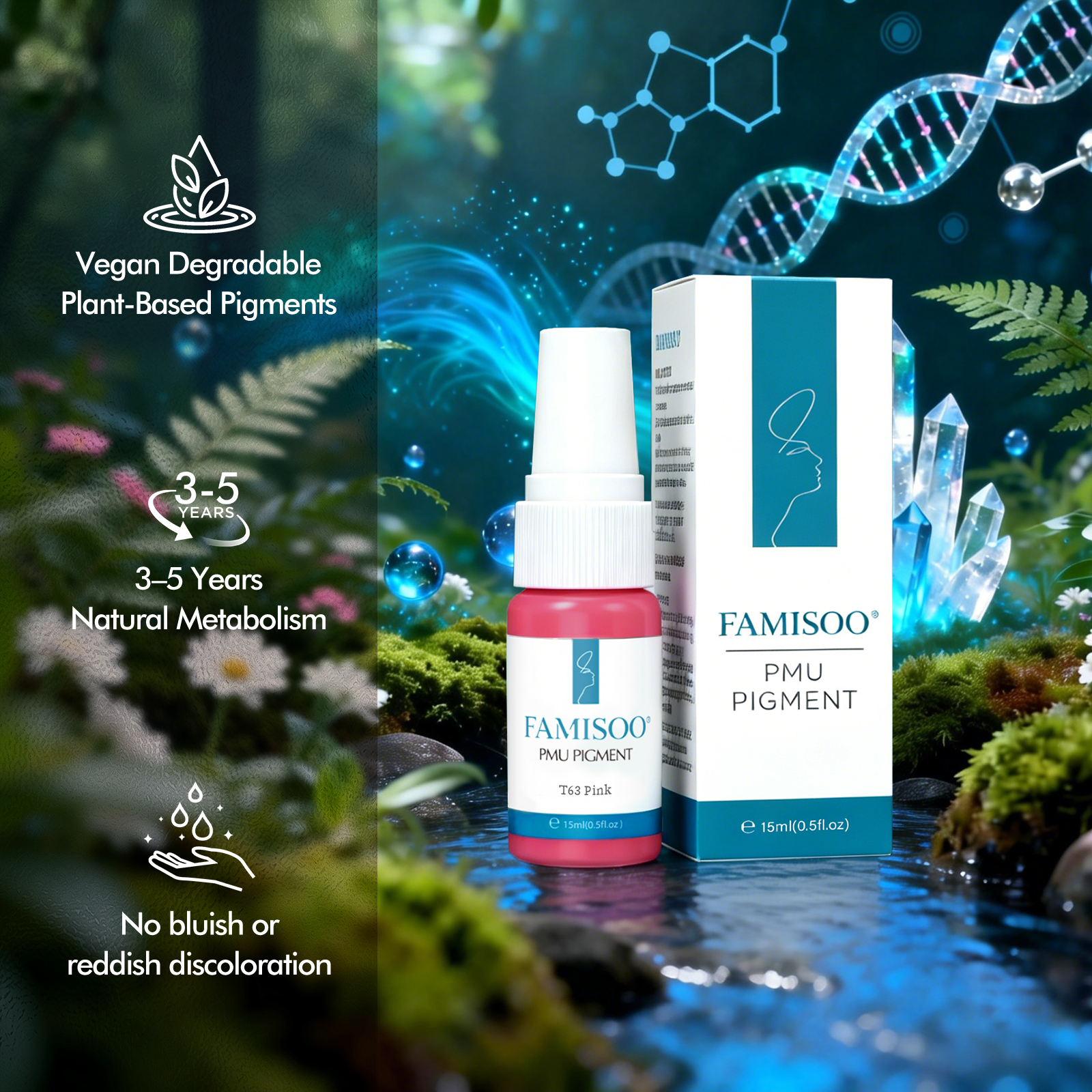 FAMISOO 15ml  27-Color Liquid Pigment Series