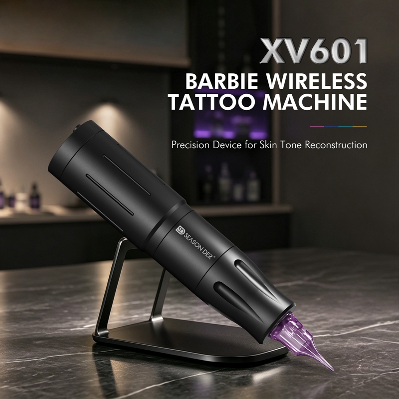 XV601 Barbie Wireless Tattoo machine &mdash; Precision Device for Skin Tone Reconstruction