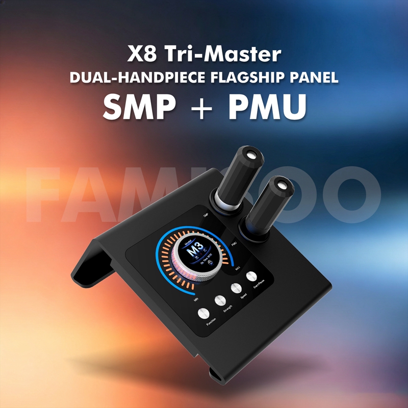 FAMISOO X8 Tri-Master &mdash; Dual-Handpiece Flagship Panel
