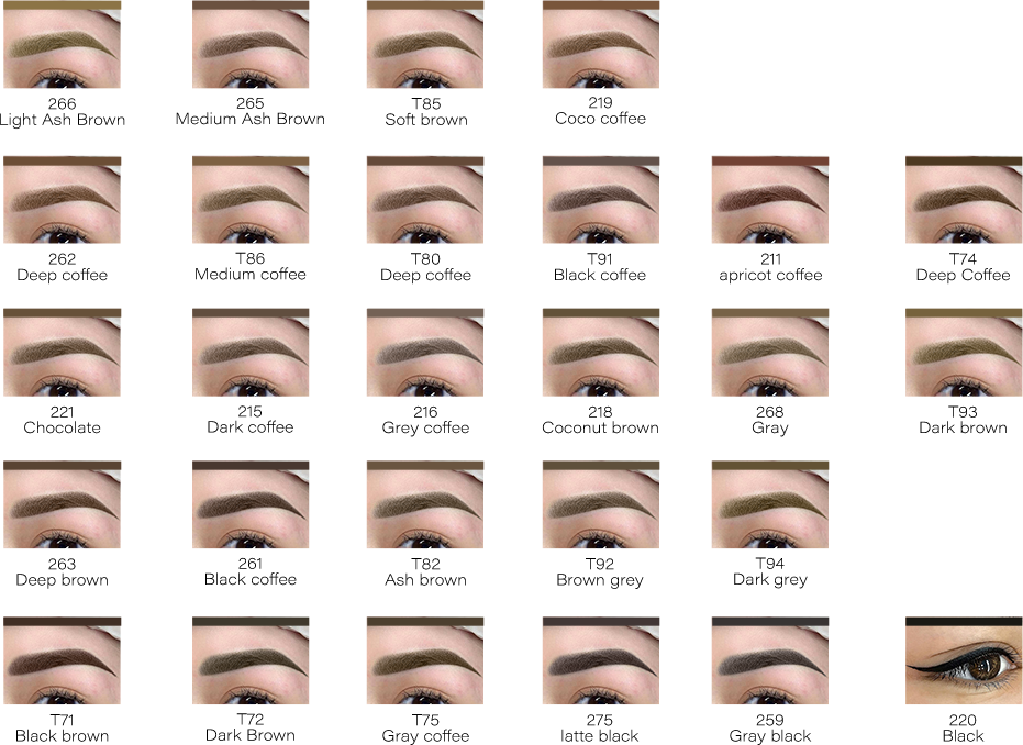BROW COLORS