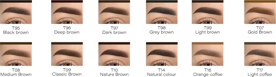 BROW COLORS